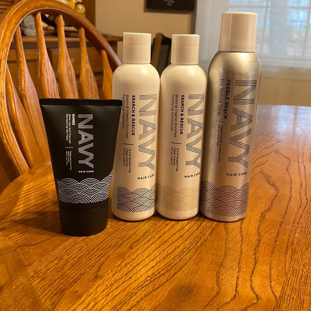 New NAVY conditioner and Shampoo only